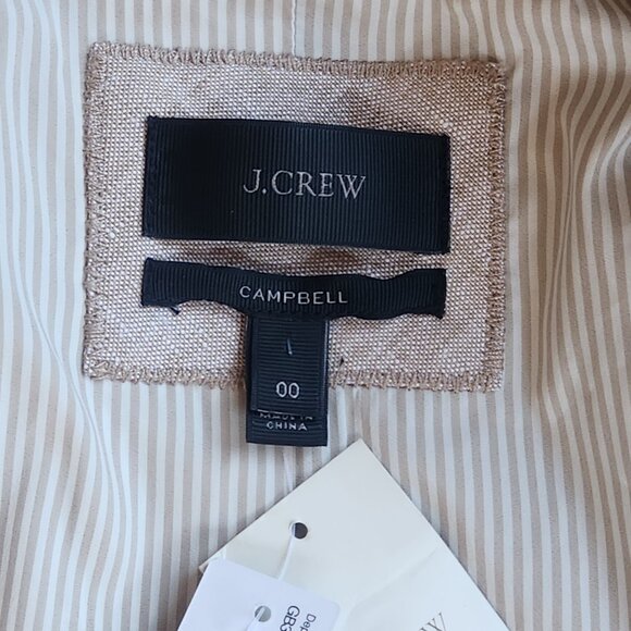 NWT J. Crew Linen Campbell Blazer - Picture 4 of 14